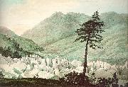 Pars, William The Glacier of Grindelwald France oil painting artist